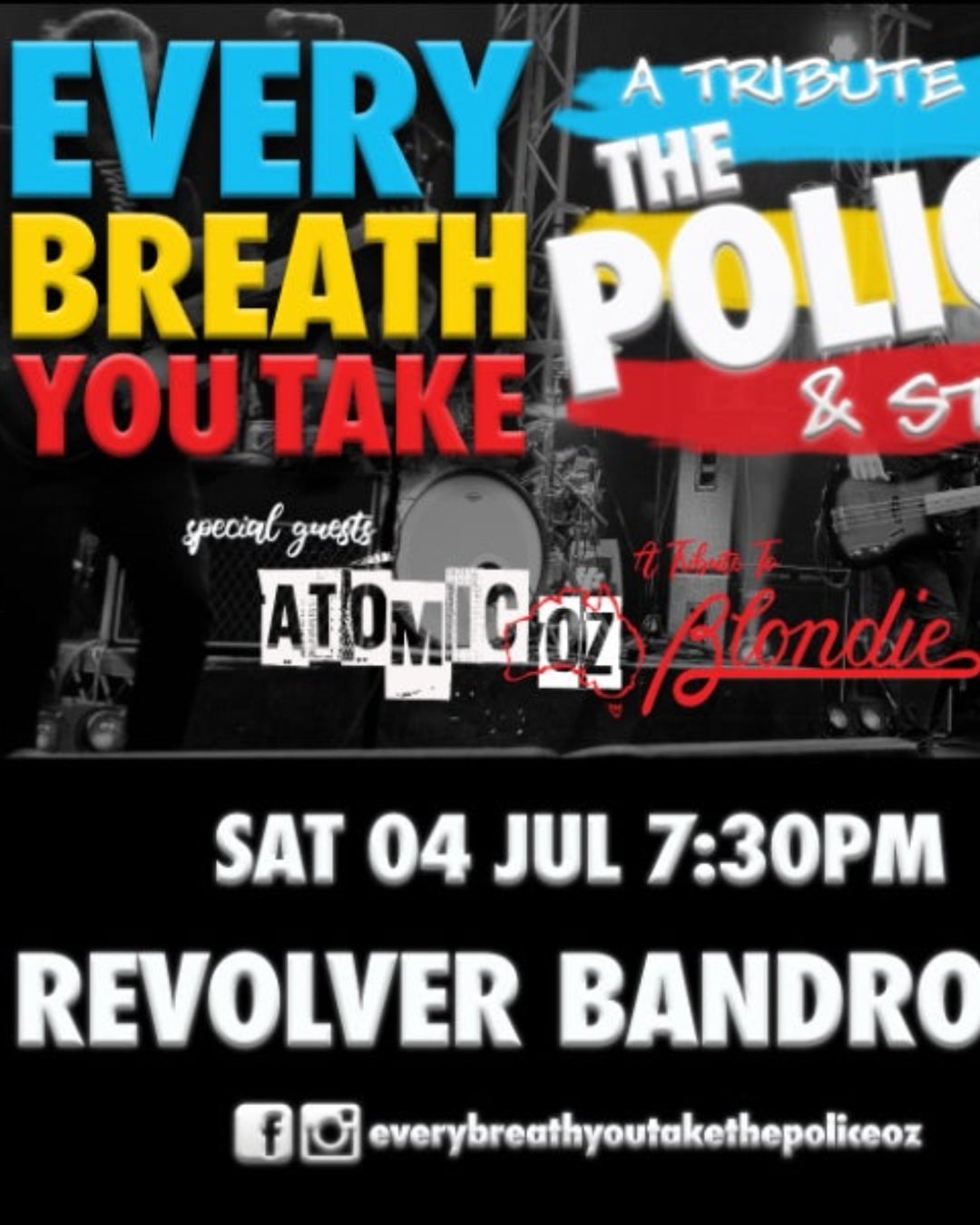 REVOLVER BANDROOM:  Every Breath You Take – A Tribute To The Police