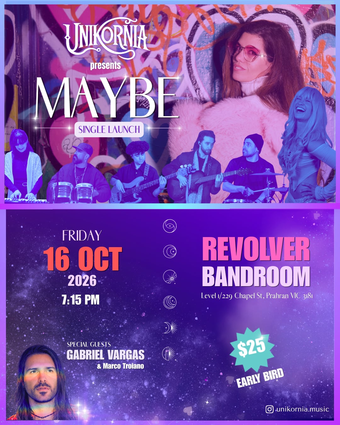 REVOLVER BANDROOM: Unikornia — Presents MAYBE