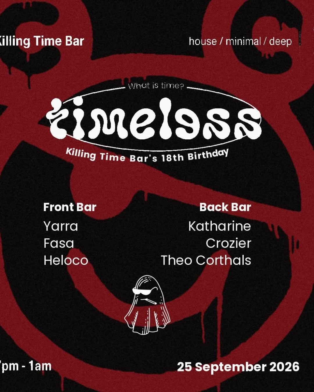 KILLING TIME 18th Birthday : TIMELESS