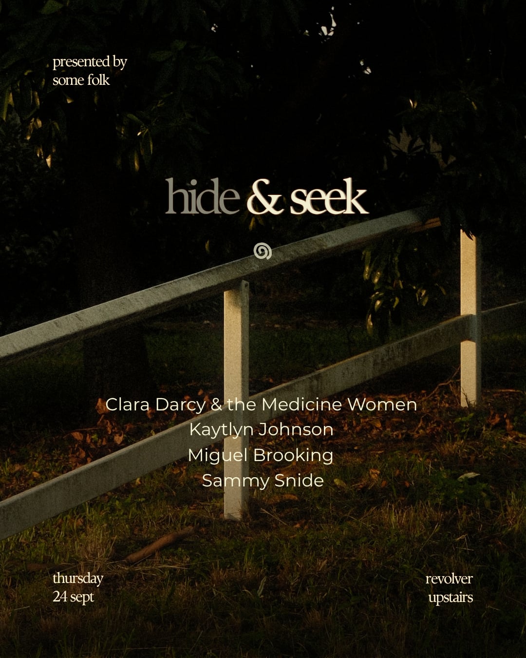 REVOLVER BANDROOM:  Hide & Seek