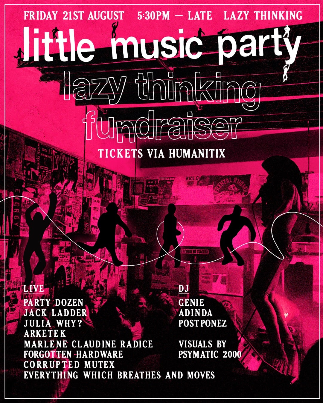 little music party x Lazy Thinking Fundraiser