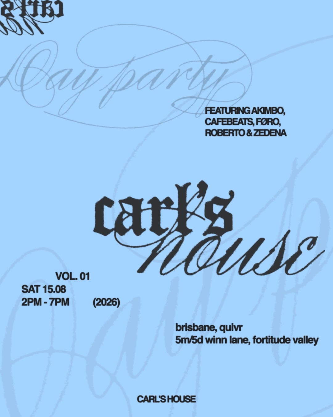 Carl’s House Vol.01 (Day Party)