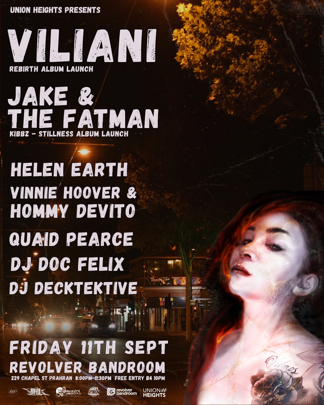 REVOLVER BANDROOM: UNION HEIGHTS Presents Viliani & Kibbz — Double Album Launch