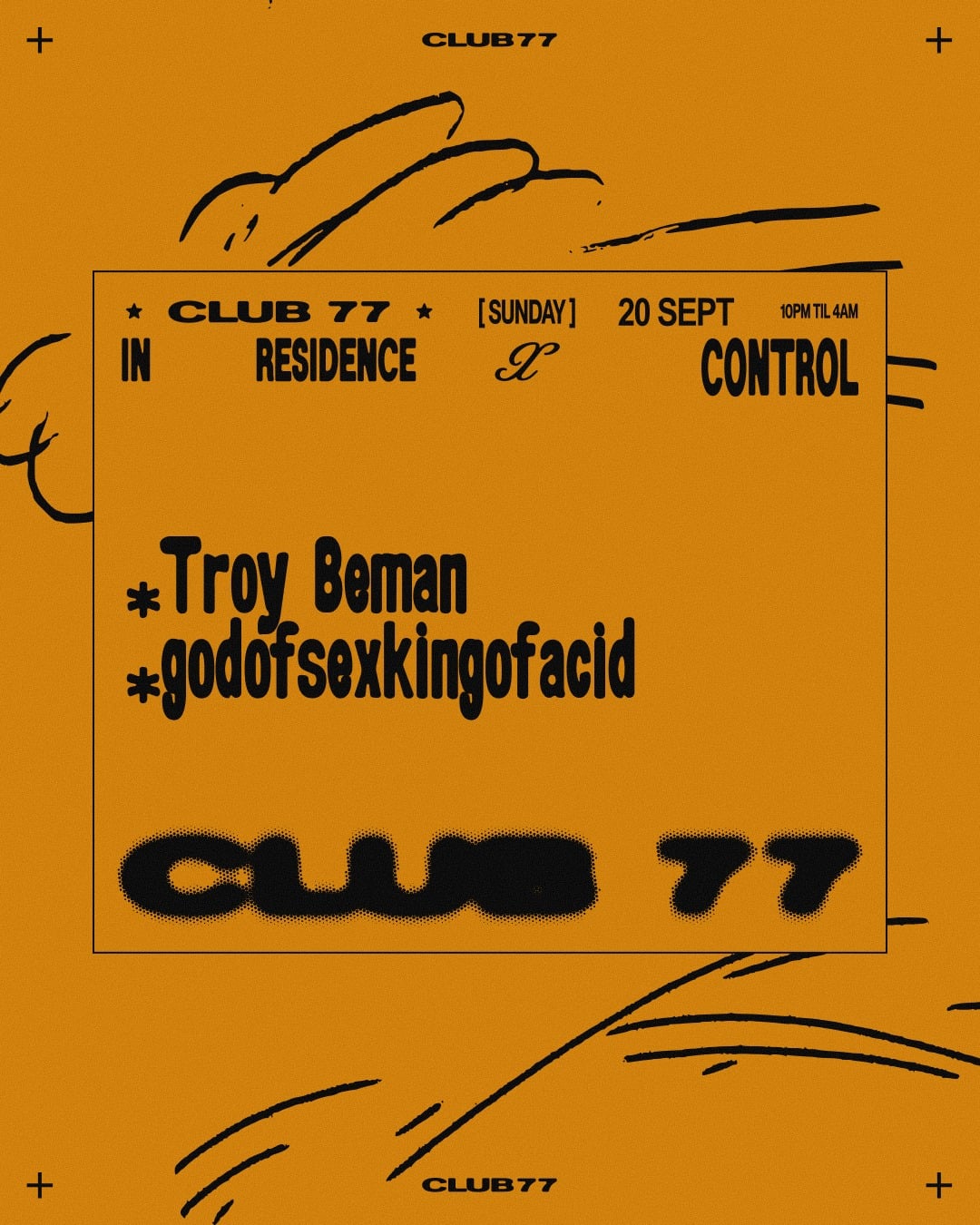 77 x Control: Troy Beman, godofsexkingofacid
