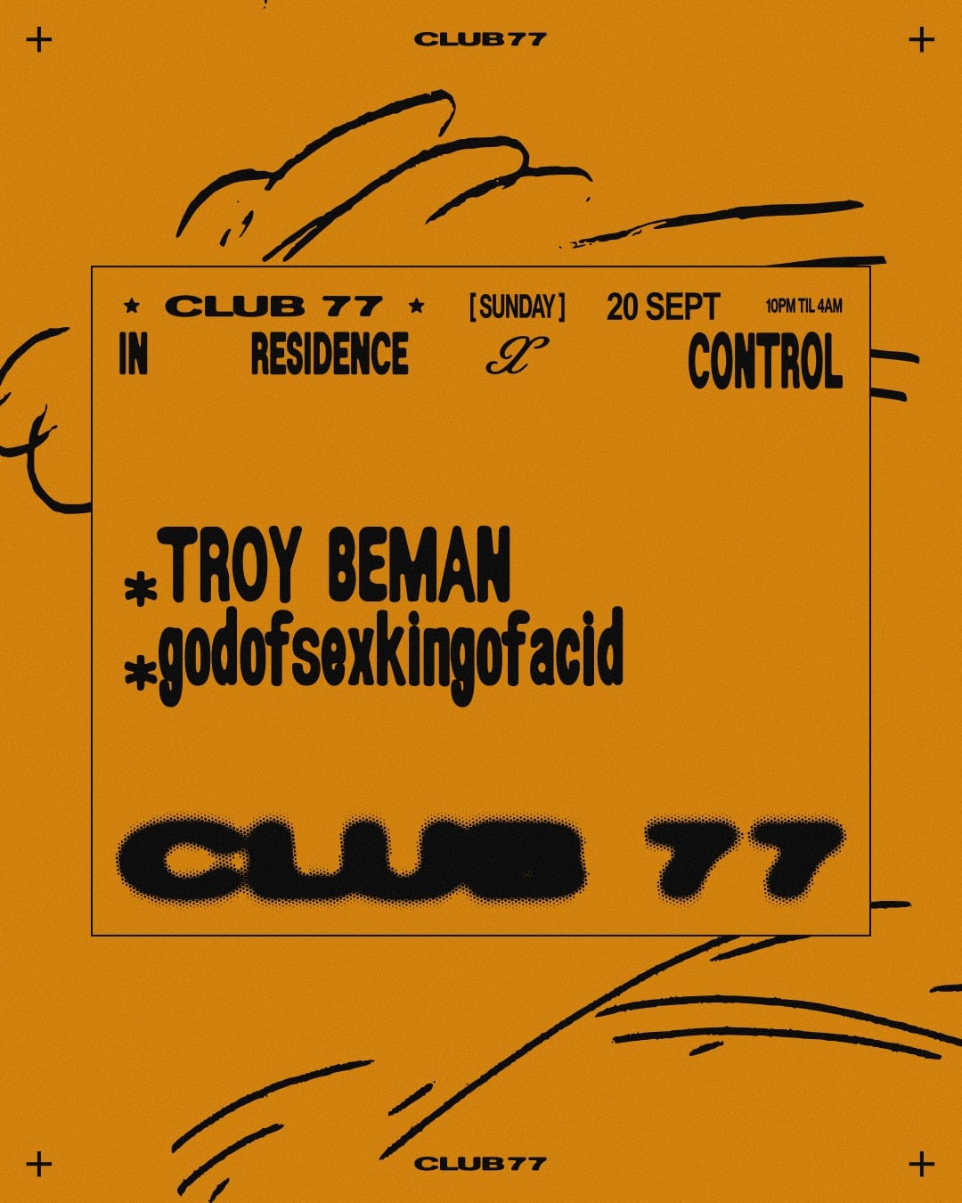 77 x Control: TROY BEMAN, godofsexkingofacid