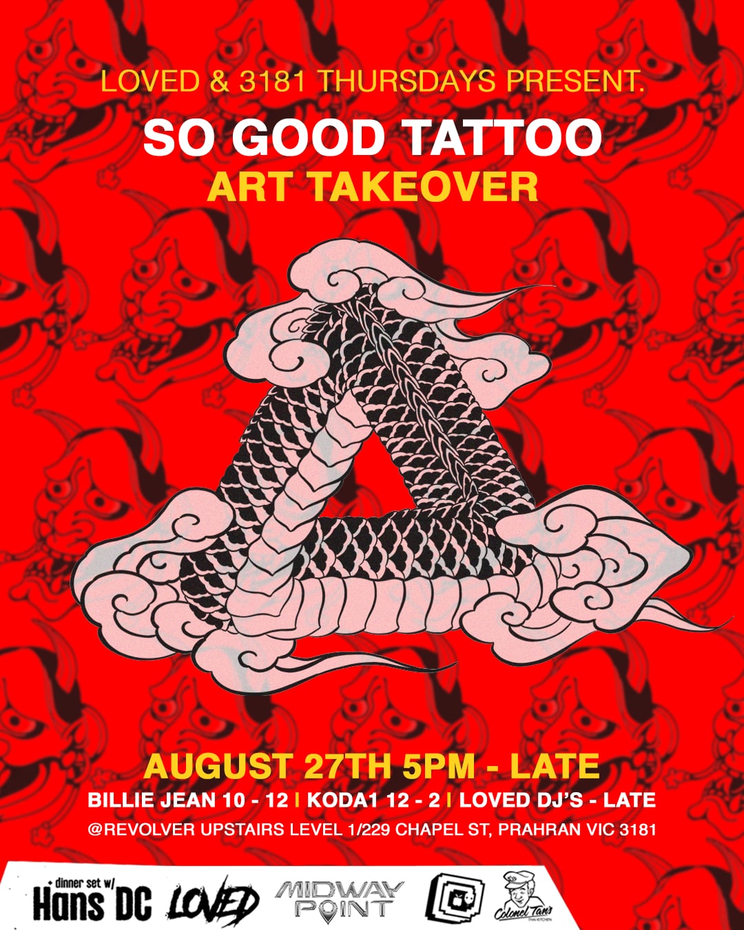 So Good Tattoo Takeover — 3181 Thursdays