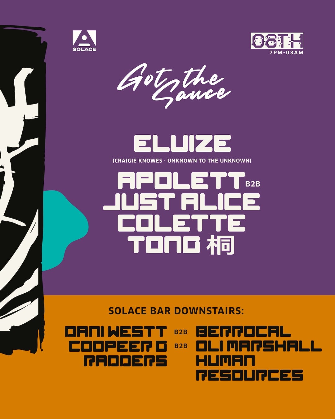 GOT THE SAUCE x SOLACE / 08AUG
