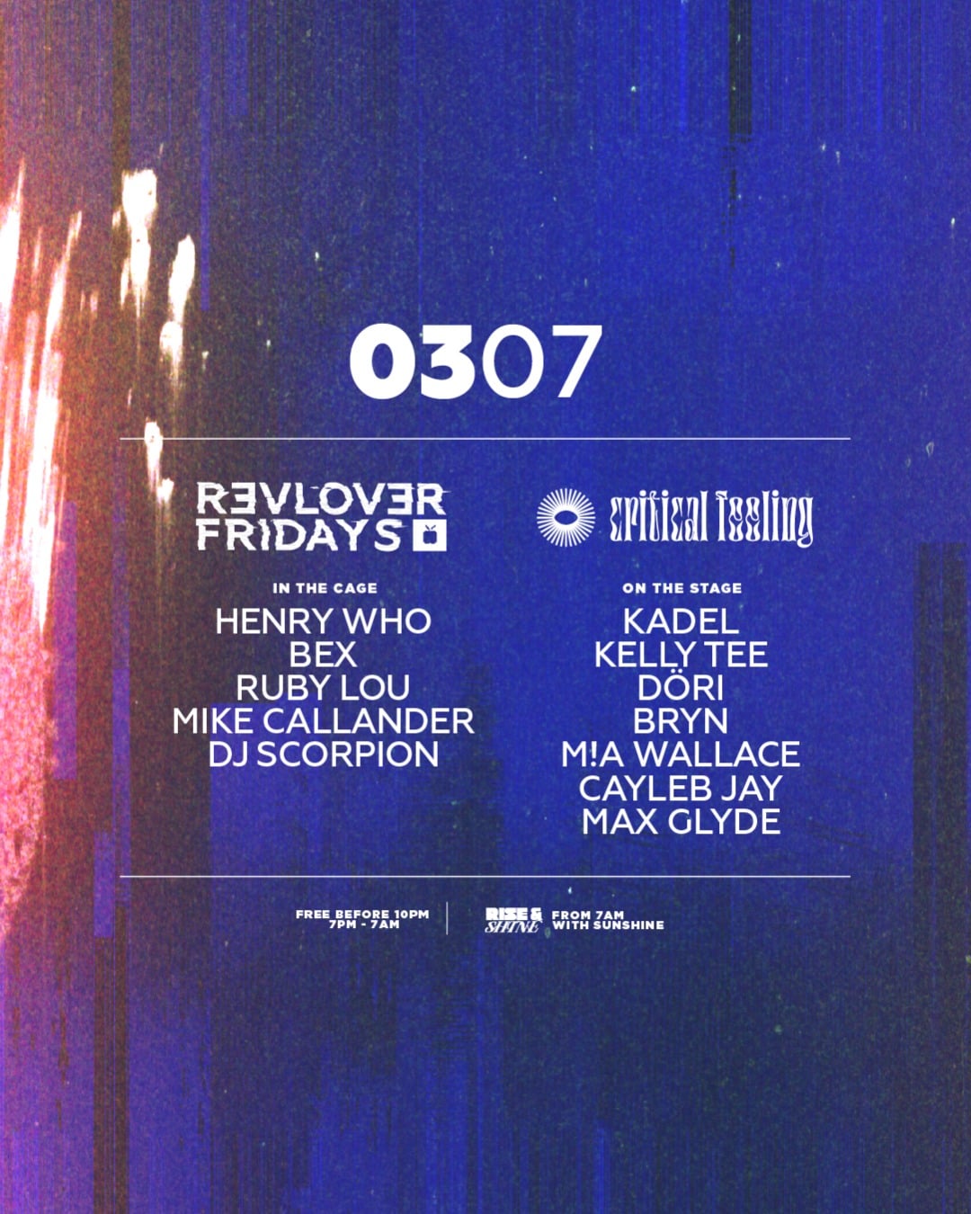 Critical Feeling x Revolver Fridays