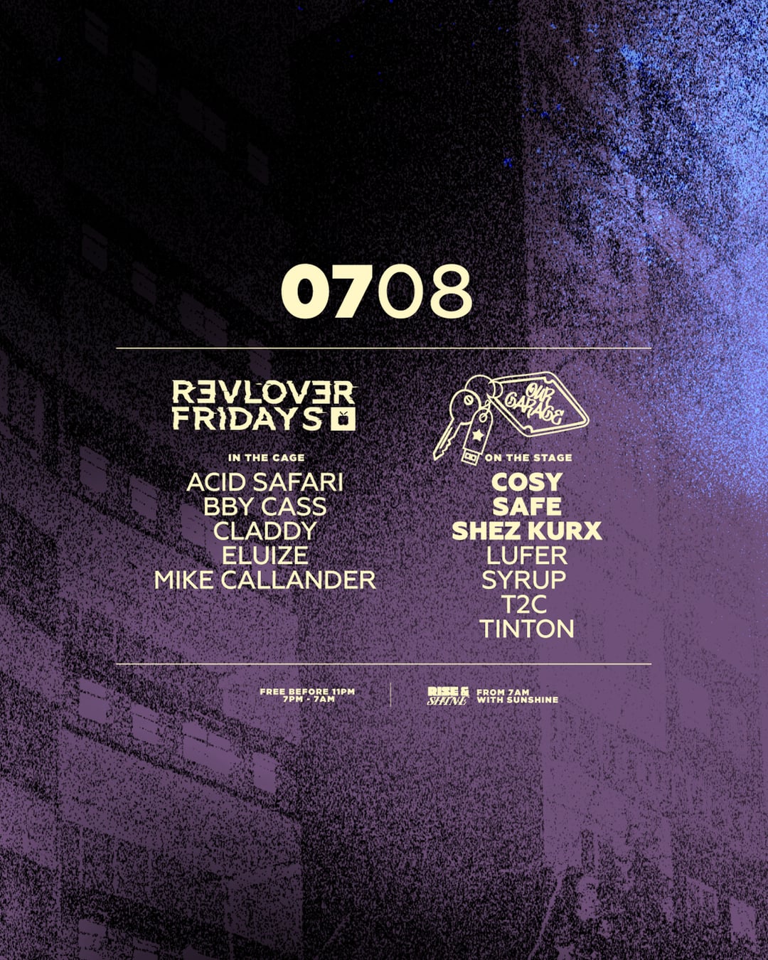 Our Garage x Revolver Fridays