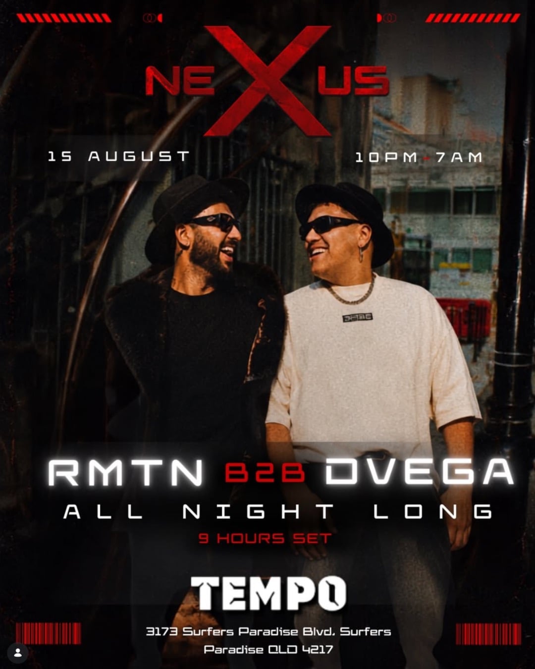 NEXUS Presents: RMTN B2B DVEGA All Night Long