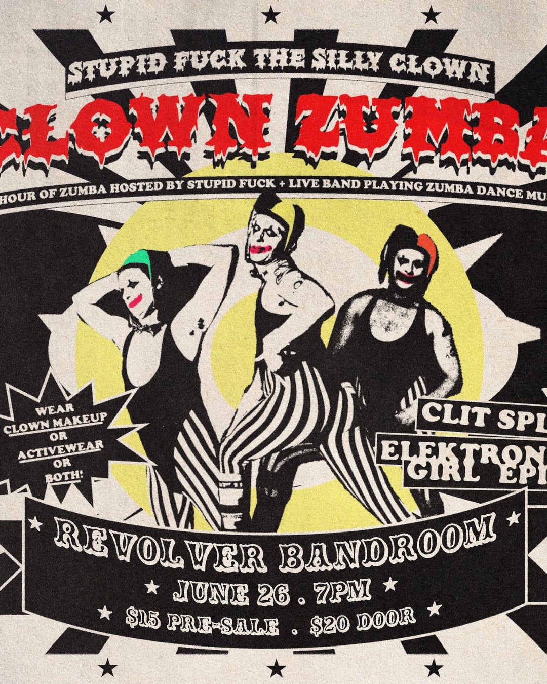 BANDROOM: CLOWN ZUMBA with Stupid Fck The Silly Clown