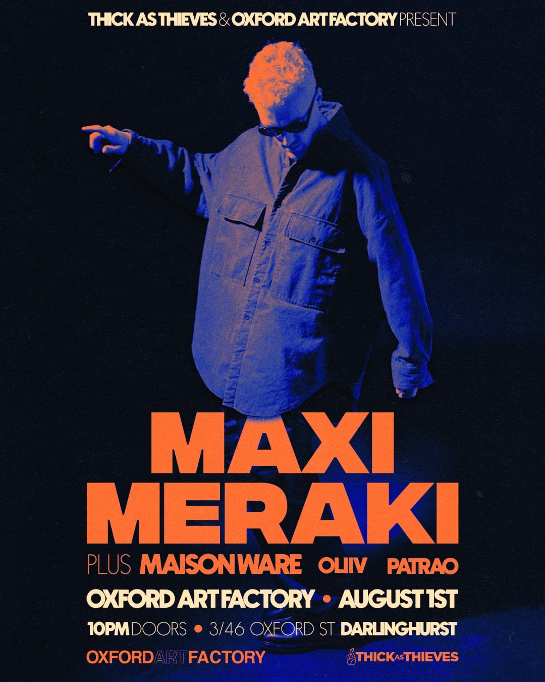 Maxi Meraki (BE) - Oxford Arts Factory | Sydney