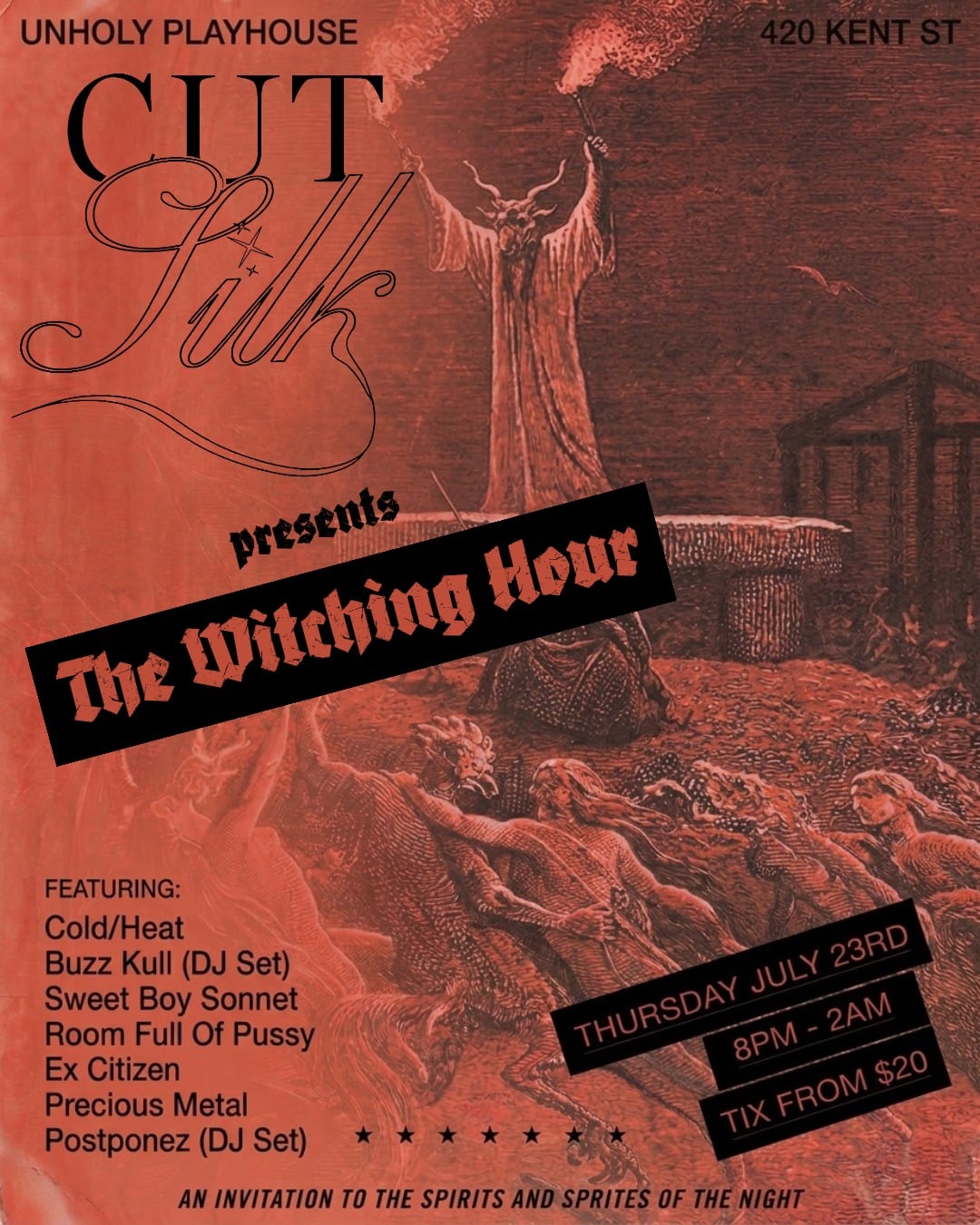 CUT SILK: The Witching Hour 