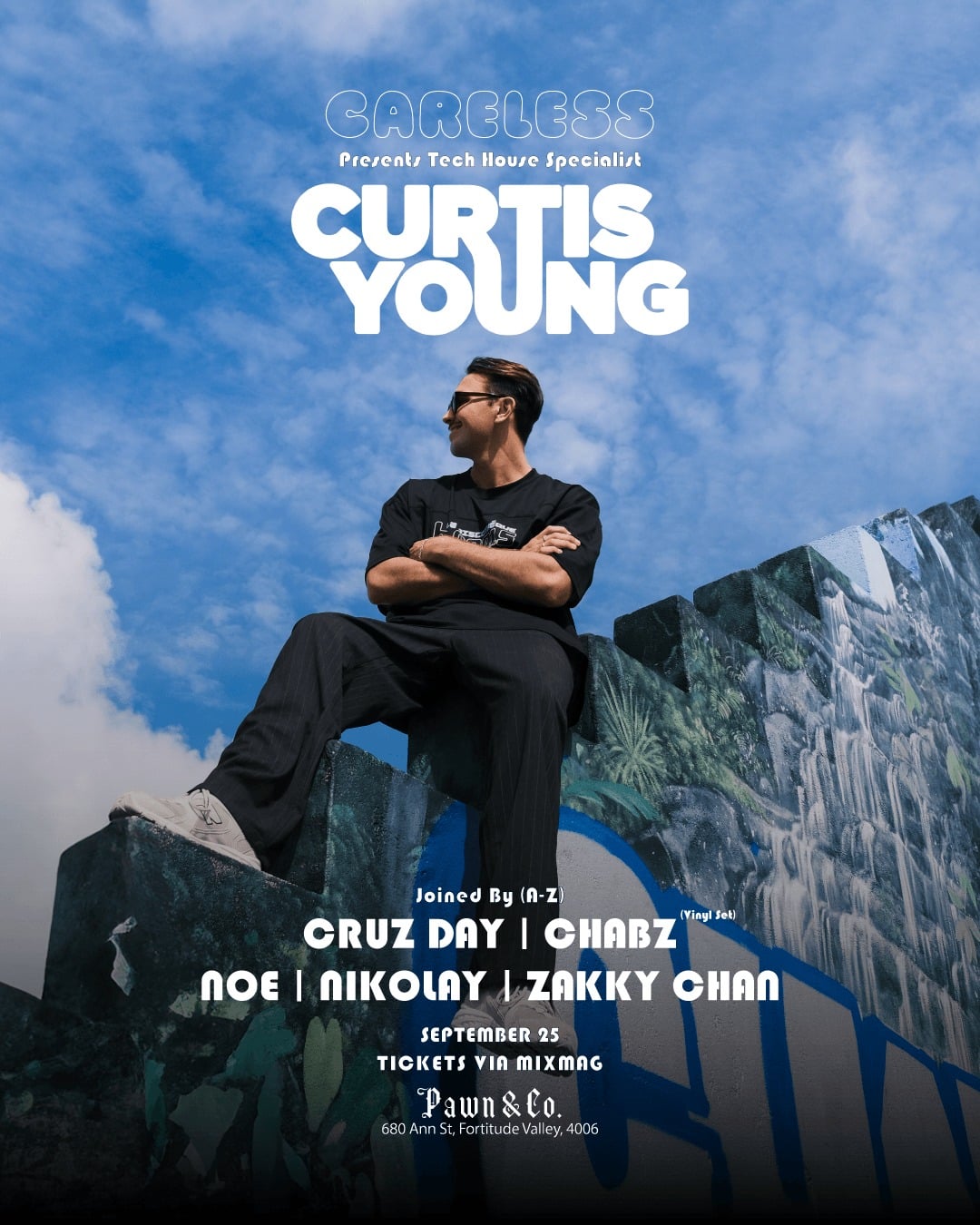 Careless Presents Tech House Specialist CURTIS YOUNG