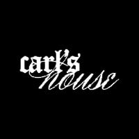 CARLS HOUSE DP WHITE ON BLACK