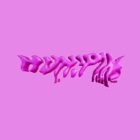 Huh!pink Logo Small Text Square